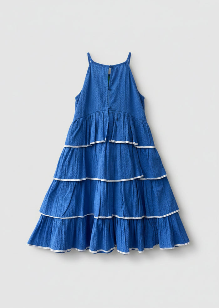 Lois Tiered Seersucker Dress
