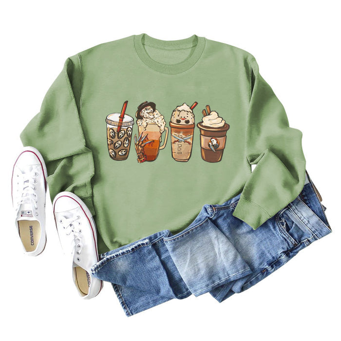 Olive green sweater (color picture) / S