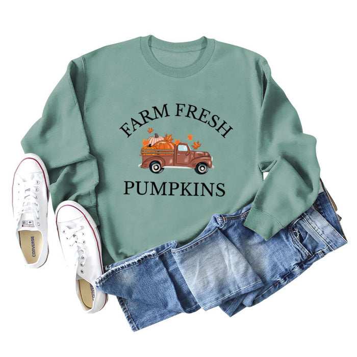 Light green sweater (black word color picture) / S