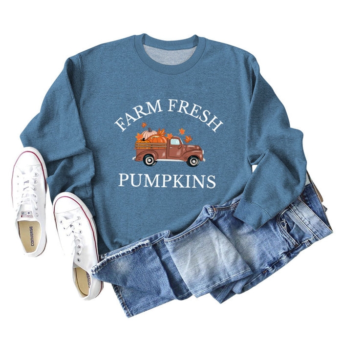 Blue sweater (white color picture) / S