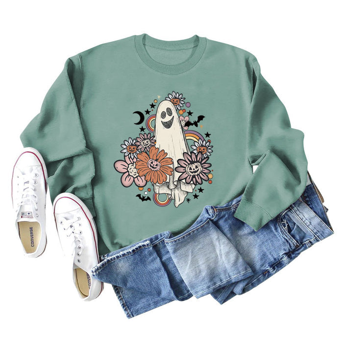 Light green sweater (black word color picture) / S