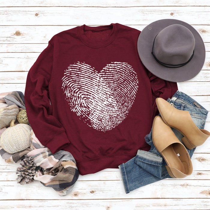 Wine red sweater (white color picture) / S