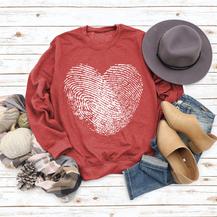 Red sweater (white color picture) / S