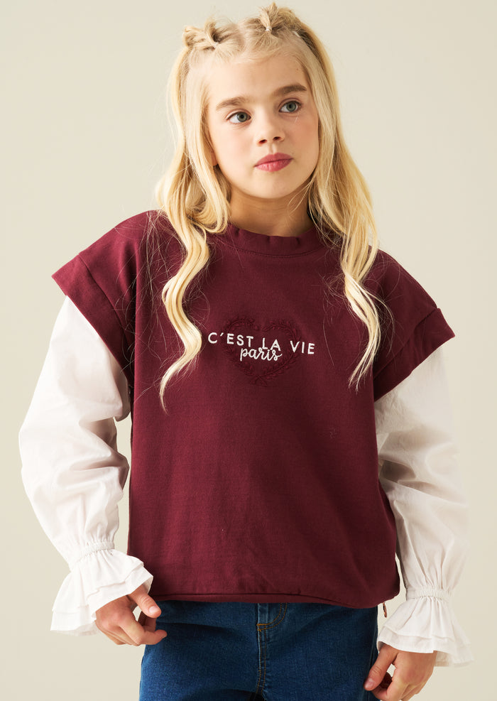 Loren Layered Sweat