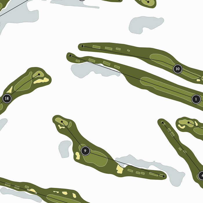Lost Key Golf Club | Golf Course Map | Close Up