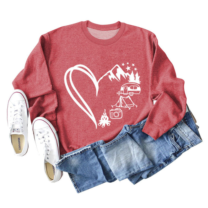 Red sweater (white font) / S