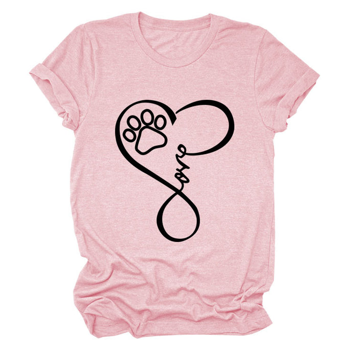Pink (black font) / S