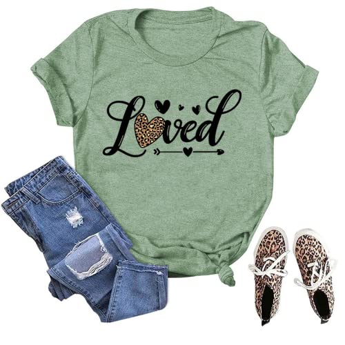 Love Shirt Women Gift for Fiance Tees Valentines Day T-Shirt