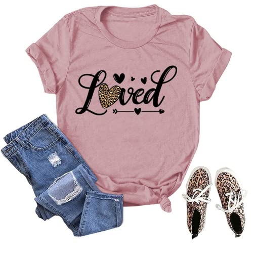 Love Shirt Women Gift for Fiance Tees Valentines Day T-Shirt