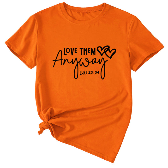 Orange (black font) / S