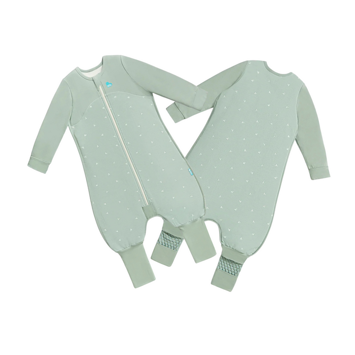Love To Dream Sleep Suit Long Sleeve 1.5TOG Olive Twigs - Tiny Tots Baby Store