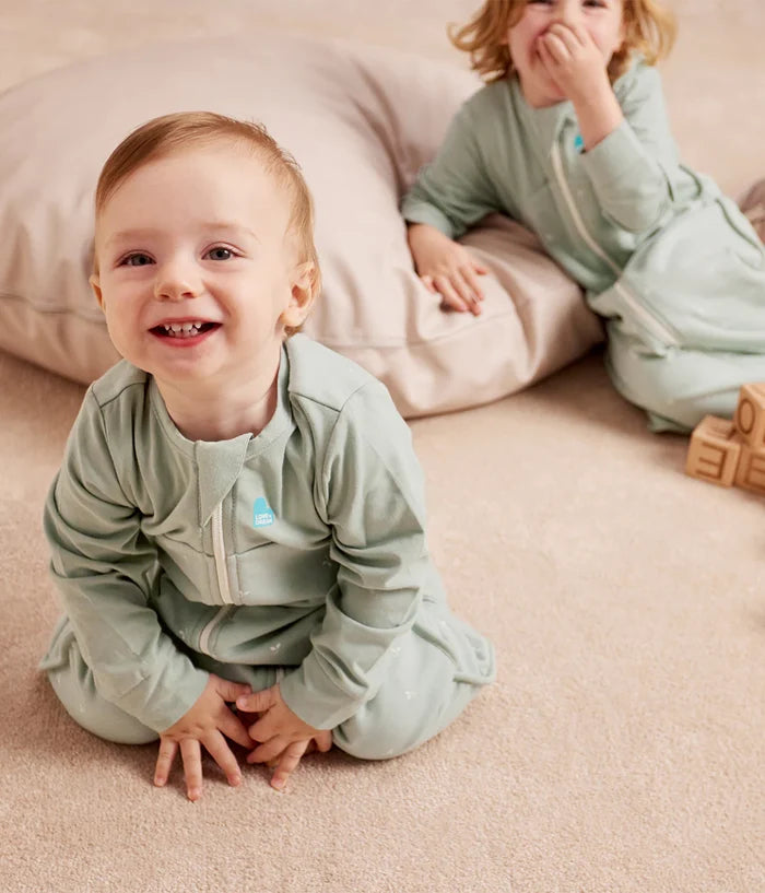 Love To Dream Sleep Suit Long Sleeve 1.5TOG Olive Twigs - Tiny Tots Baby Store