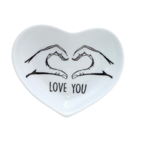 Love You, Heart Trinket Dish