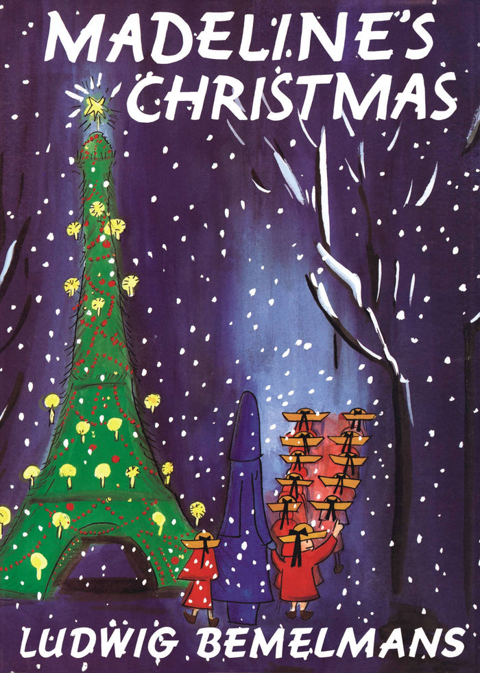 Madeline’s Christmas children’s book by Ludwig Bemelmans with illustrated Paris Christmas cover