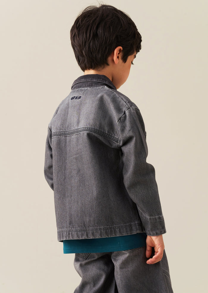 Malik Cord Detail Denim Jacket