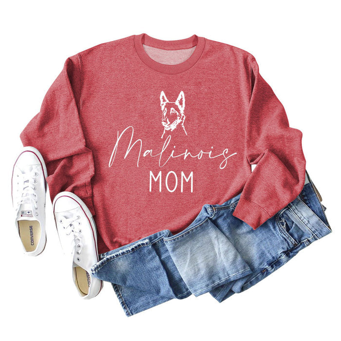 Red sweater (white font) / S
