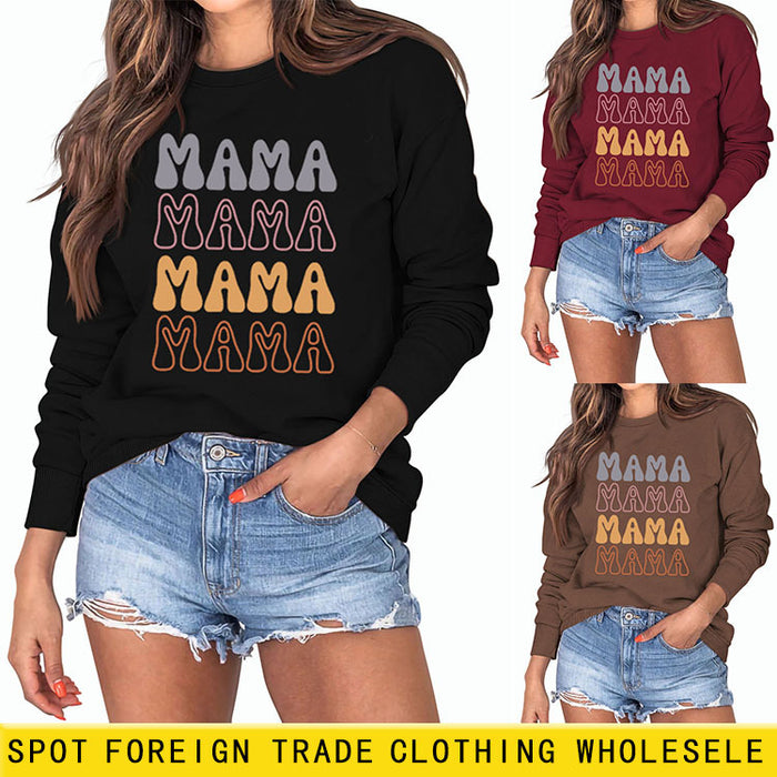 Mama Fashion Autumn and Winter Bottoming Women's Long Sleeve Loose Sweater