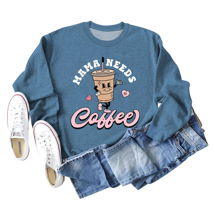 Blue sweater (white color picture) / S