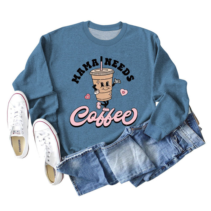 Blue sweater (black color picture) / S