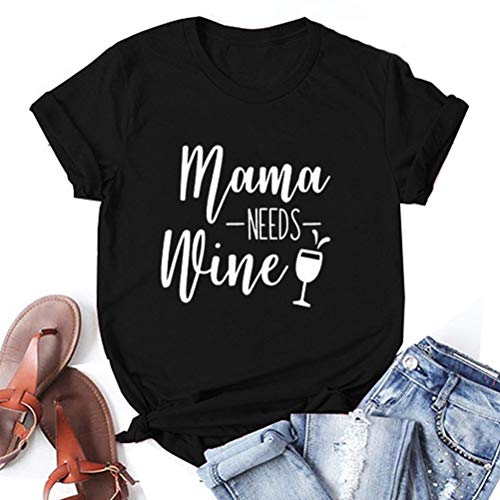 Mama Needs Wine Women T-Shirt