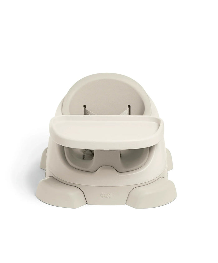 Beige papas bug 3-in-1 versatile booster seat with activity tray for babies