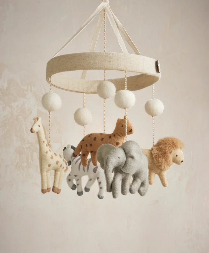 Cute Safari animal baby mobile from Mamas & Papas musical cot mobile for Toshi Baby and baby strollers