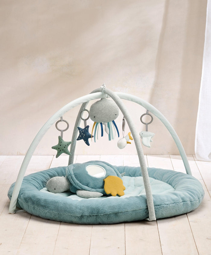 Mamas & Papas Playmat & Gym -Welcome to the World Blue - Tiny Tots Baby Store