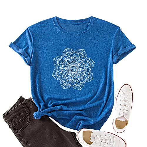 Mandala T Shirt Bohemian Women T Shirt