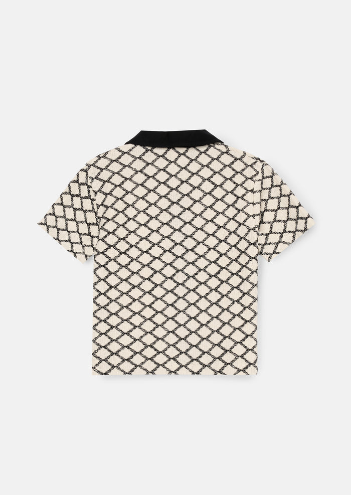 Marcus Intarsia Knit Shirt