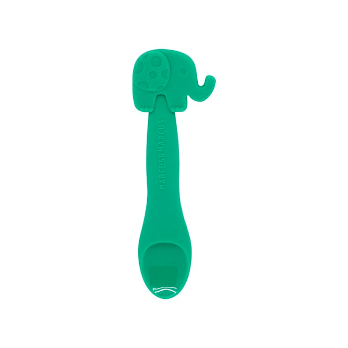 Marcus & Marcus Baby Feeding Spoon - Green Ollie