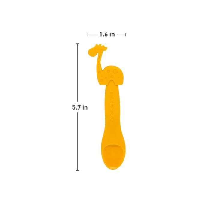 Marcus & Marcus Baby Feeding Spoon - Green Ollie