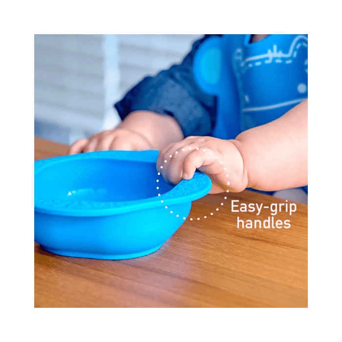 Marcus & Marcus Gift Feeding Set - Blue Hippo