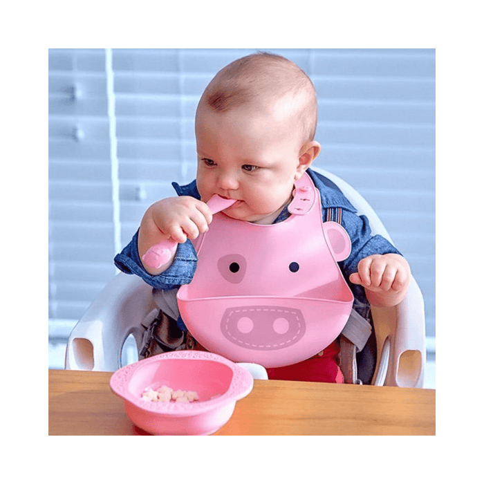 Marcus & Marcus Gift Feeding Set - Pink Pig