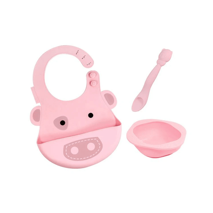Marcus & Marcus Gift Feeding Set - Pink Pig