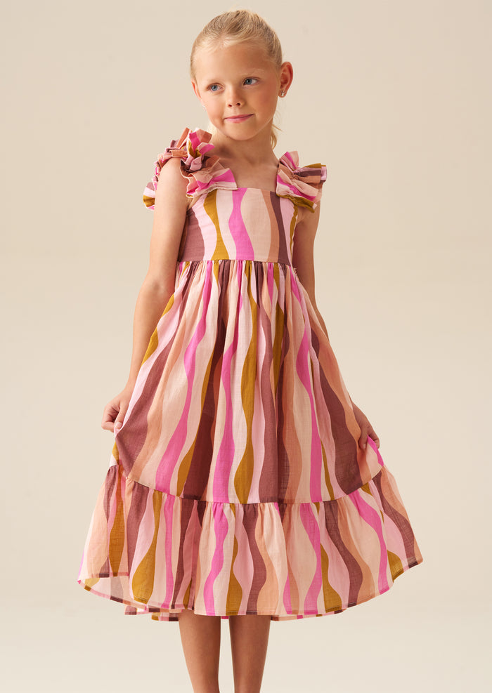 Marley Wave Print Maxi Dress