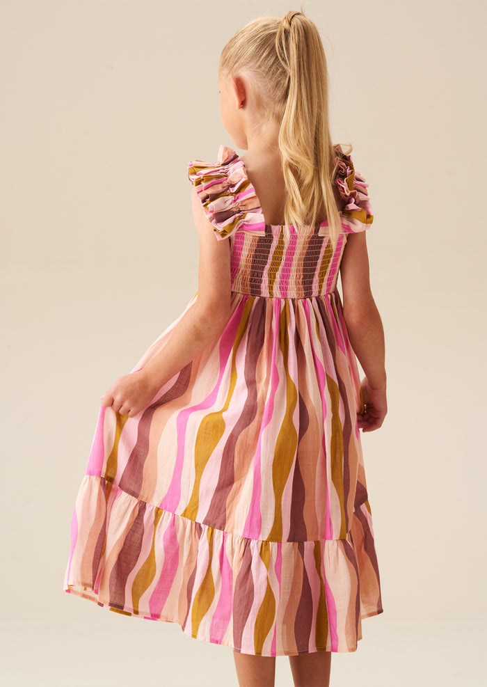 Marley Wave Print Maxi Dress