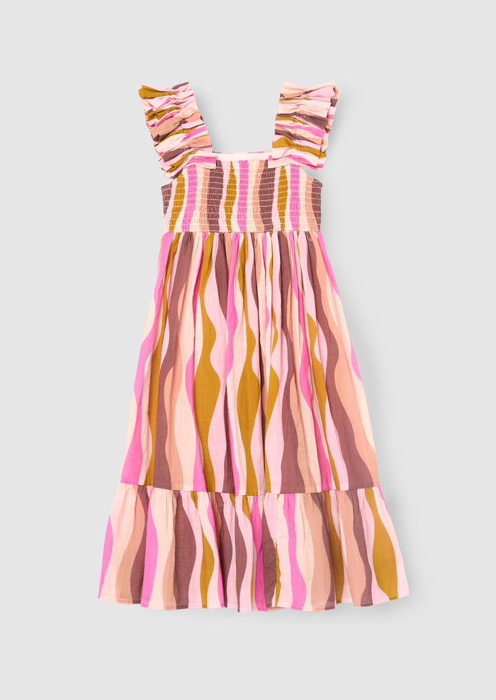 Marley Wave Print Maxi Dress