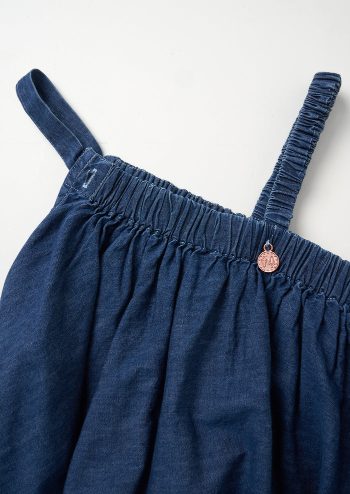 Marnie Denim Corsage Swing Dress