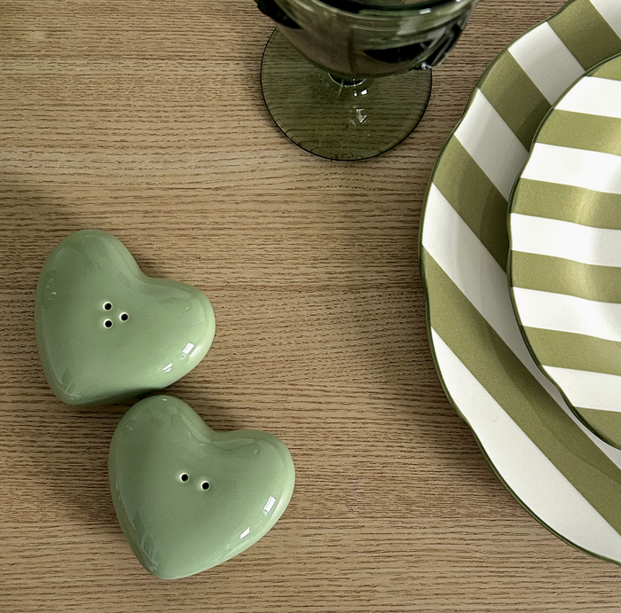 Matcha Heart Salt Pepper