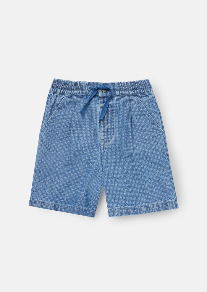 Max Jacquard Denim Short