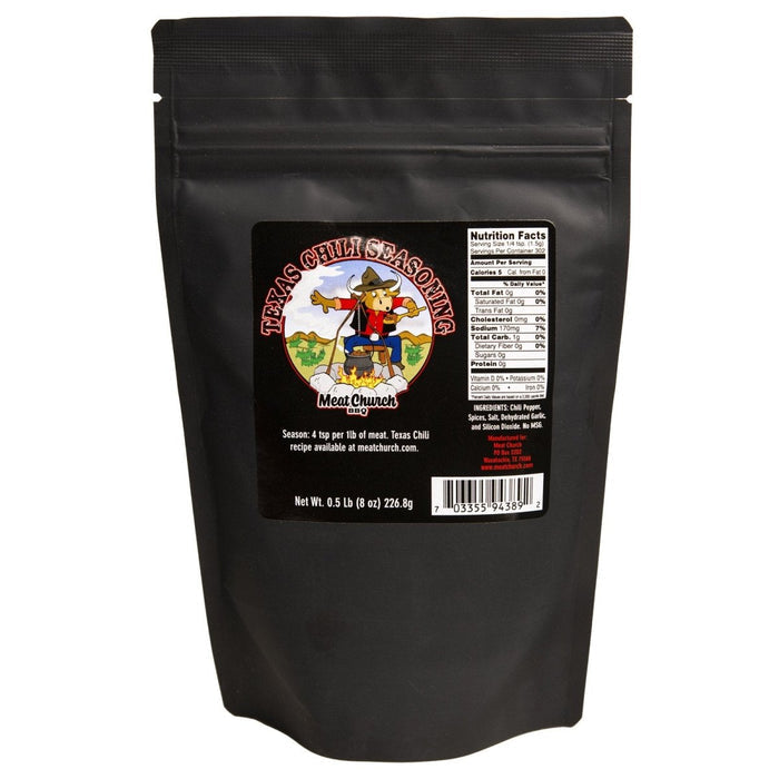 Meat Church Texas Chili Seasoning, 8oz - Texas Star Grill Shop 94389