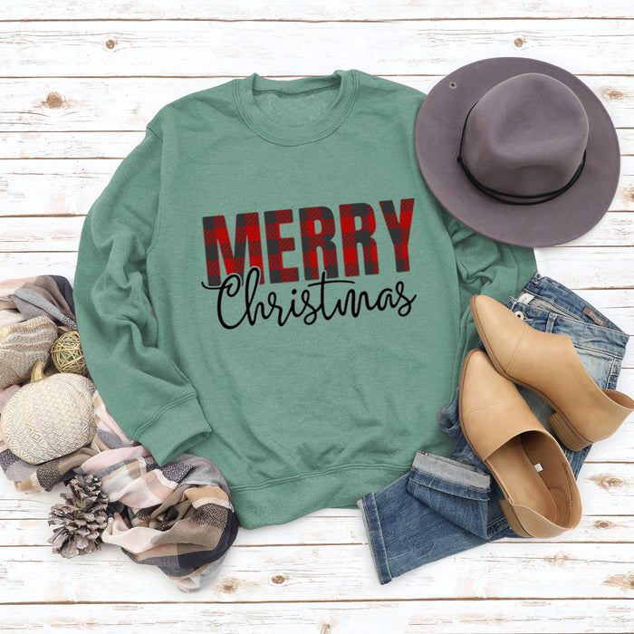 Light green sweater (black word color picture) / S