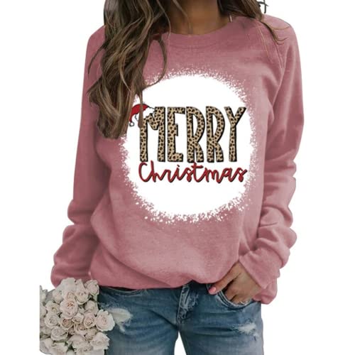 Merry Christmas Sweatshirt Women Christmas Tree Shirt