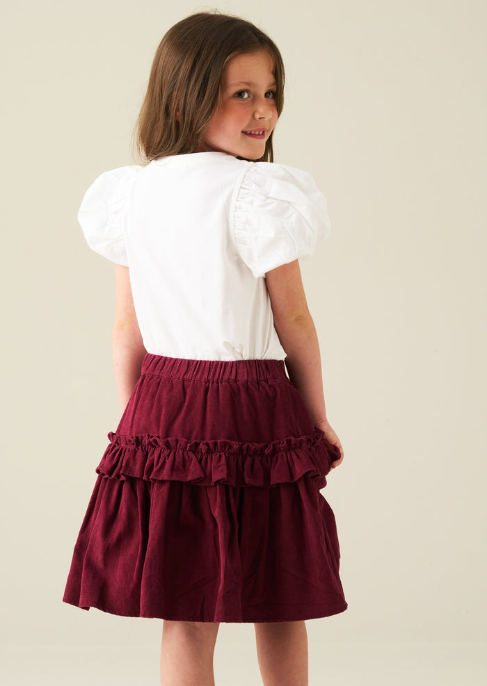 Mia Puff Sleeve Bow Top