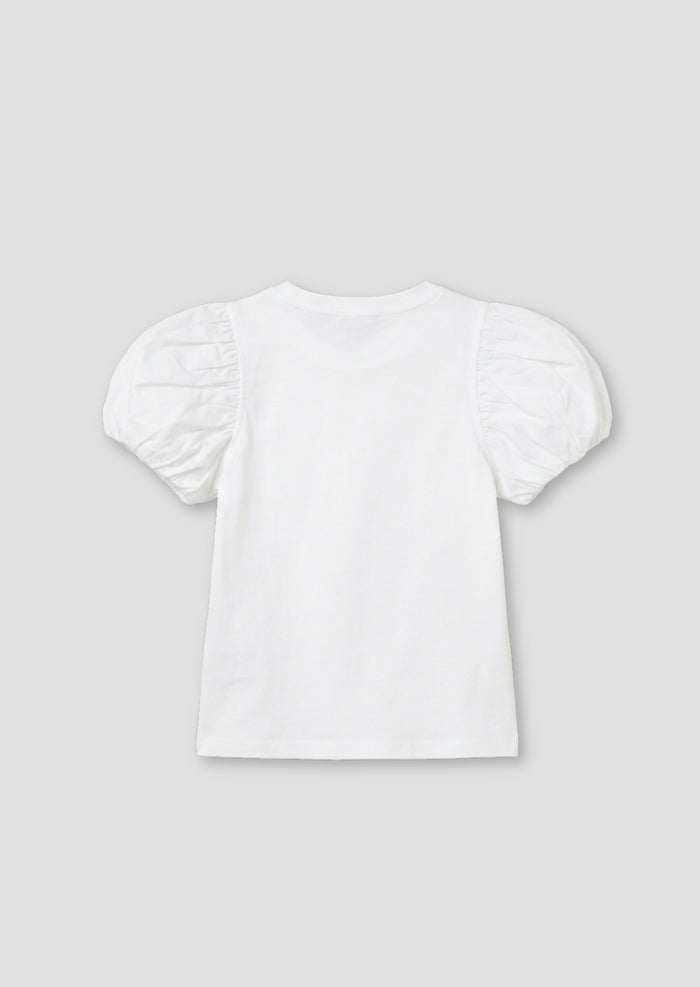 Mia Puff Sleeve Bow Top