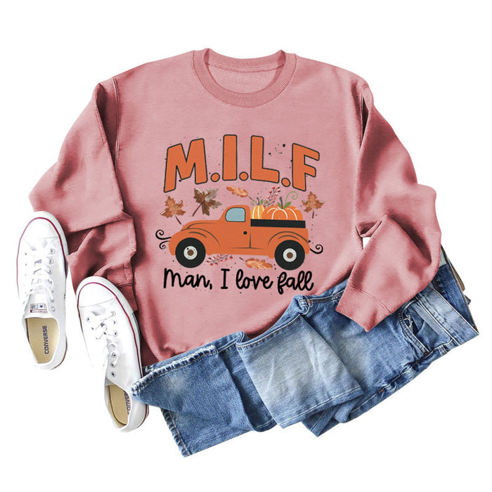 Rose gold sweater (black word color picture) / S