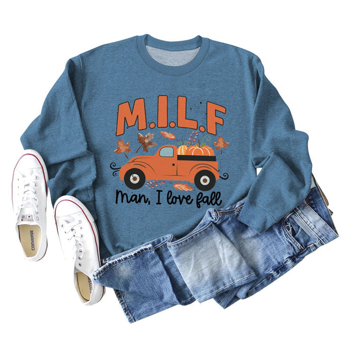 Blue sweater (black color picture) / S