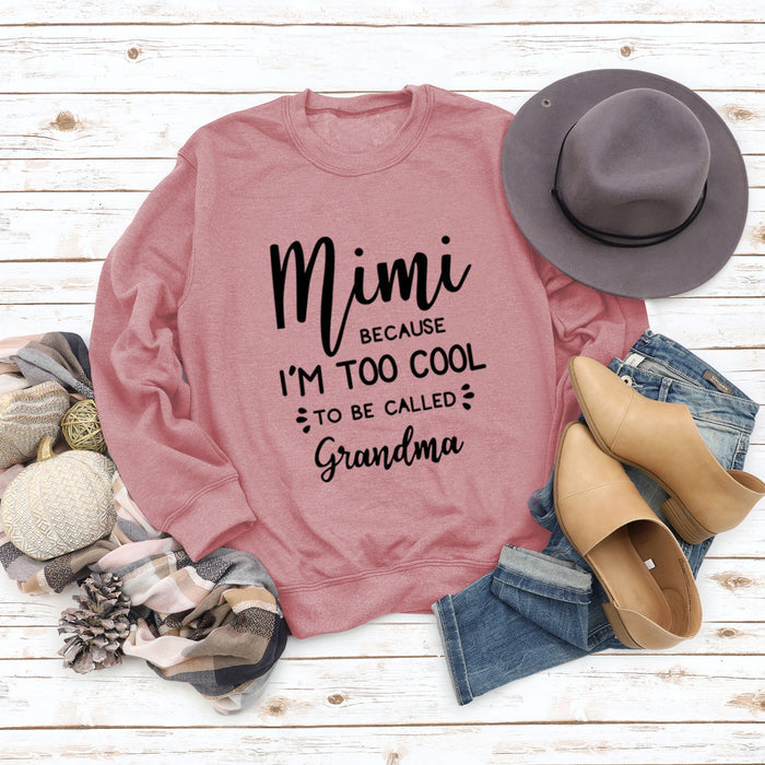 Rose gold sweater (black font) / S