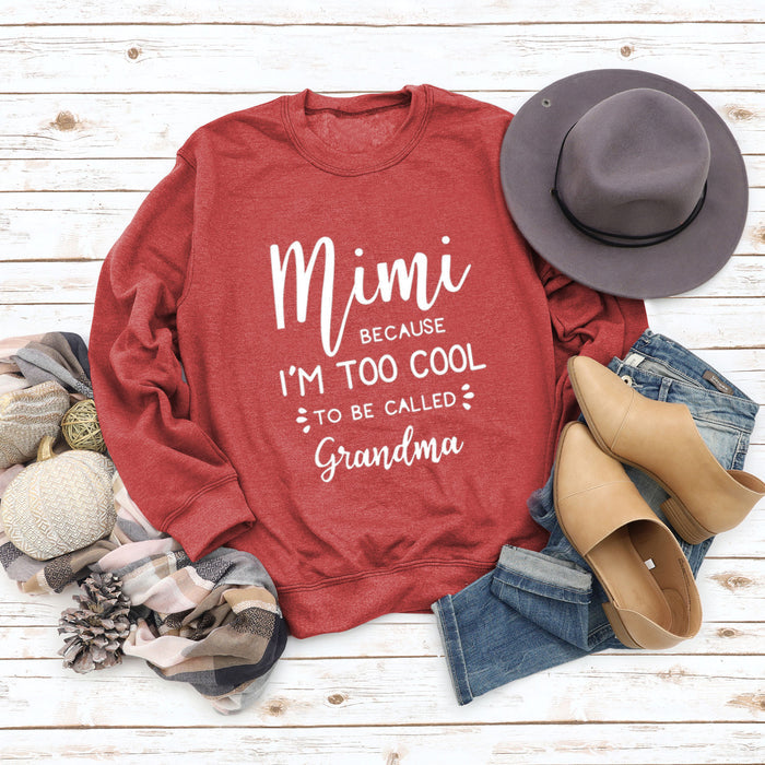 Red sweater (white font) / S