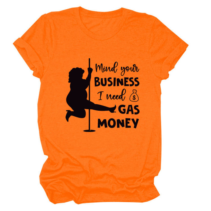 Orange (black font) / S